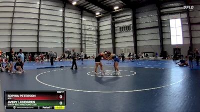 180 lbs Round 4 - Avery Lundgren, Queen Bees Wrestling Club vs Sophia Peterson, N/A