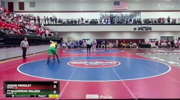 285 lbs Round 1 (16 Team) - Ty`Quandrian Walden, Dublin vs Junior Pressley, Temple