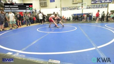 140 lbs Rr Rnd 2 - Teddy Galligher, Barnsdall Youth Wrestling vs Samuel Tennison, Coweta Tiger Wrestling