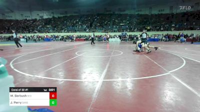 150 lbs Consi Of 32 #1 - Mac Barbush, SEO Wrestling Club vs Jaxon Perry, Sand Springs