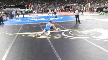 5th Place Match - Grant Maas, Wayne vs Madden Middleton, Northwest