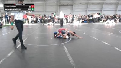 98 lbs Round 2 (8 Team) - Crue Shaner, Dayton Bandits vs Mason Mobasseri, West Geauga Wolverines