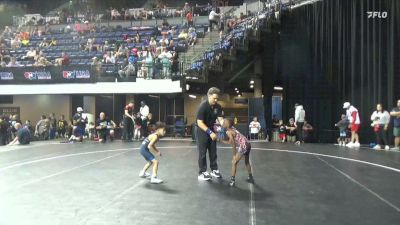 49 lbs Cons. Sub-quarters - JaMarcus Pope vs Ezekiel Medrano, Gracie Barra Westchase Wrestling
