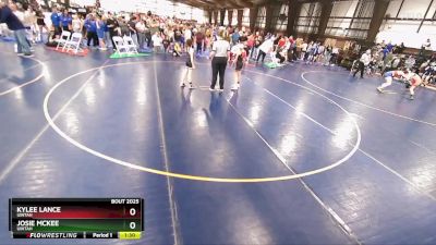 85 lbs Quarterfinal - Josie Mckee, Uintah vs Kylee Lance, Uintah