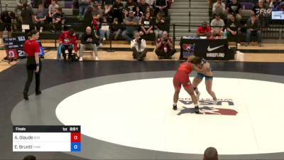 68 kg Final - Alexandria Glaude, BEAVER DAM RTC/TMWC vs Emma Bruntil, OPTC/TMWC