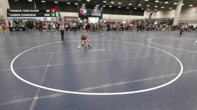 53 lbs 5th Place Match - Landen Cooreman, MN Elite Wrestling Club vs Theseus Yang-Elson, Summit Wrestling Academy
