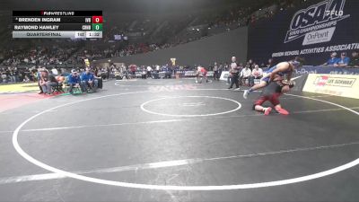 2A/1A Boys 215 Quarterfinal - Raymond Hawley, Crane Boys vs Brenden Ingram, Illinois Valley Boys