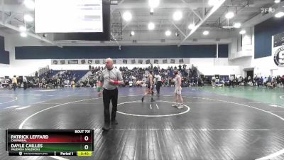 113 lbs Cons. Round 4 - Patrick Leffard, Chaparral vs Dayle Cailles, Valencia (Valencia)