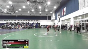 165 lbs Cons. Round 3 - Vlad Camp, Trabuco Hills vs Ishaan Sekhon, Woodbridge