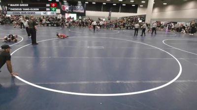 53 lbs Cons. Sub-semis - Major Greer, Siouxland Wrestling Academy vs Theseus Yang-Elson, Summit Wrestling Academy