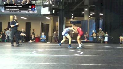 98 lbs 5th Place Match - Andreas Medrano, Suples Wrestling Club vs Jayce Leclaire, X-Factor Elite Wrestling