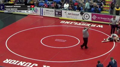 96 lbs Round Of 16 - Bentley Jackson, West Perry vs Evan Restivo, State College