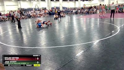 138 lbs Round 3 (10 Team) - Dylan Vetter, Reservoir Dogs vs Jake Wyatt, Florida Elite Wrestling Academy