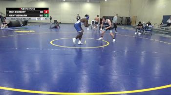 184 lbs 1st Place Match - Jack Doughty, Southeast Community College vs Nicky Bernard, North Iowa Area Community College