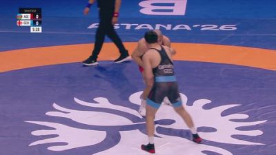 86 kg 1/2 Final - Arsenii Dzhioev, Azerbaijan vs Vladimeri Gamkrelidze, Georgia