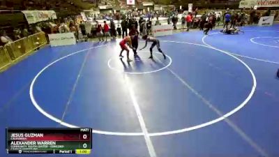 149 lbs Champ. Round 1 - Jesus Guzman, California vs Alexander Warren, Community Youth Center - Concord Campus Wrestling