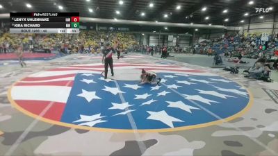 40 lbs Cons. Round 3 - Lenyx Uhlenhake, Immortal Athletics WC vs Kira Richard, MATPAC Wrestling