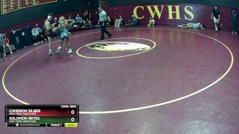 128 lbs Cons. Semi - Solomon Reyes, Mad-Town Wrestling vs Cameron Silber, Mad-Town Wrestling