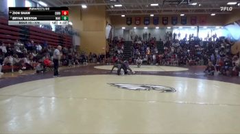 174 lbs Champ. Round 2 - Zion Shaw, Cornell College vs Bryan Weston, North Iowa Area Community College