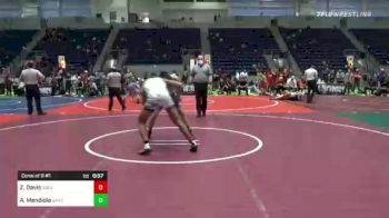 138 lbs Consi Of 8 #1 - Zahi Davis, Socal Grappling Club vs Abran Mendiola, Santa Fe