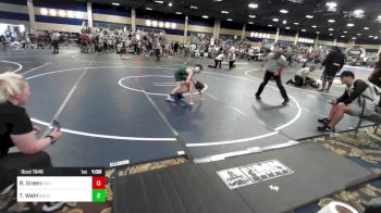 82 lbs Round Of 16 - Robert Green, Silverback WC vs Tyler Wahl, Gold Rush Wr Acd