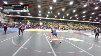 126 lbs Cons. Semi - Ryan Wiggins, Forsyth Wrestling Club vs Will Merkel, Miles City Wrestling Club