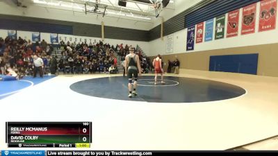 160 lbs Cons. Round 4 - David Colby, Ridgeline vs Reilly McManus, Ferris