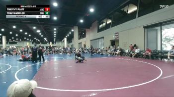 70 lbs Round 1 - Trae Wampler, Trojan Wrestling Academy LLC vs Timothy Platt, All American Wrestling Club