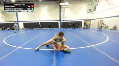 138 lbs Quarterfinal - Kevin Daniel, Vougar's Honors Wrestling vs Giovanni Tornambe, Yorktown