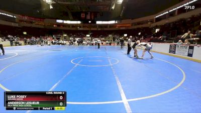 157 lbs Cons. Round 2 - Luke Posey, Walden Grove vs Anderson LeSueur, Gila Ridge High School