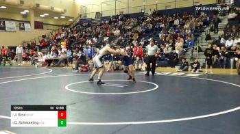 195 lbs Consolation - Jason Sine, Notre Dame Green Pond vs Derek Schmaeling, The Hill School