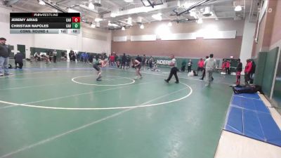 113 lbs Cons. Round 4 - Christian Napoles, Cabrillo (Long Beach) vs Jeremy Arias, Cabrillo (Long Beach)