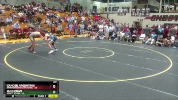 157 lbs Quarters & 1st Wb (16 Team) - Ian Horan, Lovett School vs Xander Argentinis, Benedictine Military School