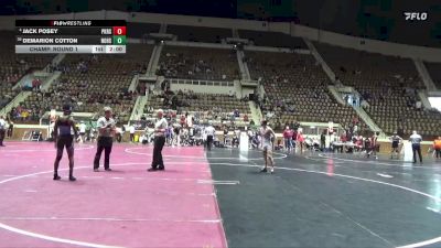 6A 132 lbs Champ. Round 1 - Demarion Cotton, Northridge High School vs Jack Posey, Pike Road School