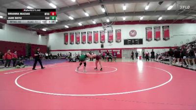 207 lbs Semis (4 Team) - Jade Seitz, East Los Angles College vs Brianna Macias, Mt. San Antonio College