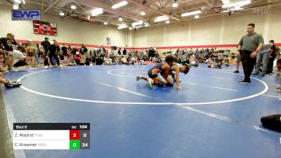 85 lbs Rr Rnd 4 - Zachary Madrid, Team Tulsa Wrestling Club vs Cade Kreamer, Prodigy NDT