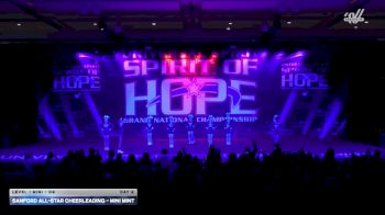 Sanford All-Star Cheerleading - Mini Mint [2026 L1 Mini - D2 Day 2] 2026 Spirit of Hope Grand Nationals