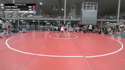 105 lbs Rr Rnd 7 - Alyssa Publik, Lady Alpha Dogz - Girls vs Cidney Schaffer, Steel Valley Vixens - Girls