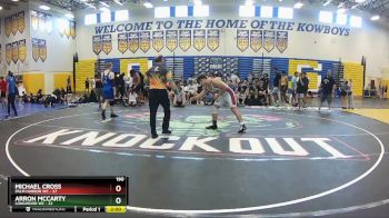 190 lbs Champ Round 1 (16 Team) - Michael Cross, Palm Harbor WC vs Arron McCarty, Longwood WC