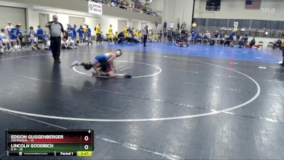 88 lbs Finals (8 Team) - Lincoln Goodrich, K-M vs Edison Guggenberger, Centennial