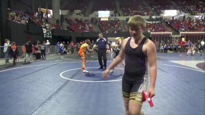 127 lbs Cons. Round 3 - Clayton Cox, Powell Wrestling Club vs Aiden Apodaca, Duchesne Jr High