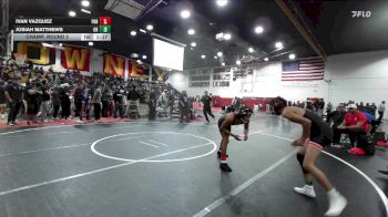 113 lbs Champ. Round 2 - Josiah Matthews, Oak Hills vs Ivan Vazquez, Paramount