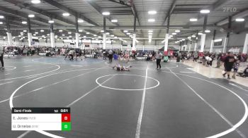 70 lbs Semifinal - Everett Jones, Pueblo West Storm vs Uriah Julio Ornelas, Desert Dogs WC