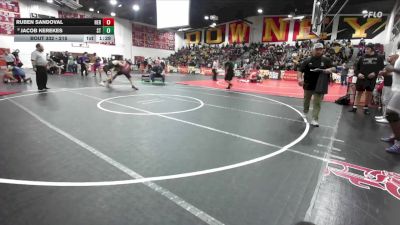 215 lbs Champ. Round 2 - Ruben Sandoval, Heritage vs Jacob Kerekes, South Torrance