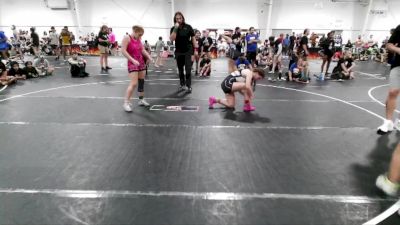 128 lbs Round 2 (3 Team) - Skylin Darnell, R&R Ladies Black vs Alana Palmer, MF Angels