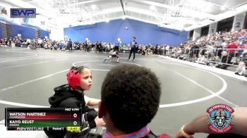 52 lbs Quarterfinal - Watson Martinez, Clearwater vs Kaiyd Reust, Kansas