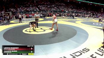 W-135 lbs Semifinal - Madison Burns, (W)-Howland vs Jaydyn McKinney, (W)-Ak. Manchester