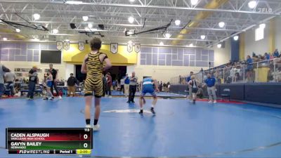 113 lbs Champ. Round 1 - Caden Alspaugh, Vancleave High School vs Gavyn Bailey, Hernando