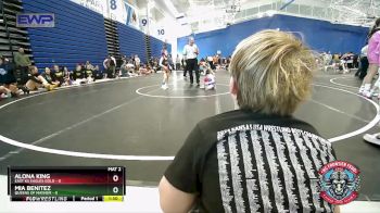 50 lbs Round 2 (4 Team) - Alona King, East KS Eagles Gold vs Mia Benitez, Queens Of Mayhem