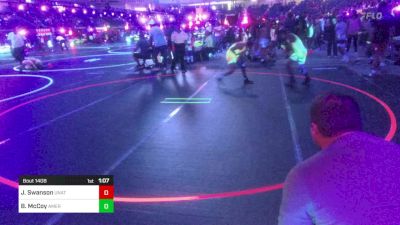 88 lbs Quarterfinal - Jake Swanson, Unattached vs Benjamin McCoy, American Fork